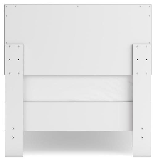 Ashley Express - Hallityn Twin Panel Headboard with Dresser and Nightstand - Walo Furniture