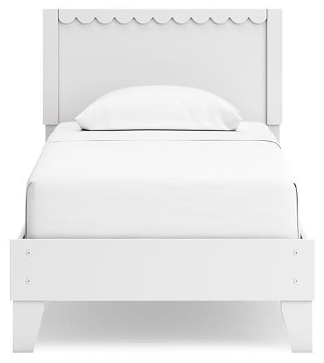 Ashley Express - Hallityn Twin Panel Platform Bed with Nightstand - Walo Furniture