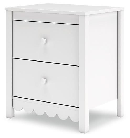 Ashley Express - Hallityn Two Drawer Night Stand - Walo Furniture