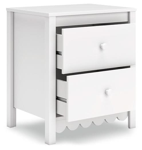 Ashley Express - Hallityn Two Drawer Night Stand - Walo Furniture