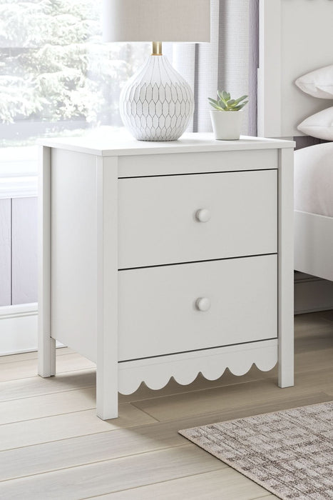 Ashley Express - Hallityn Two Drawer Night Stand - Walo Furniture