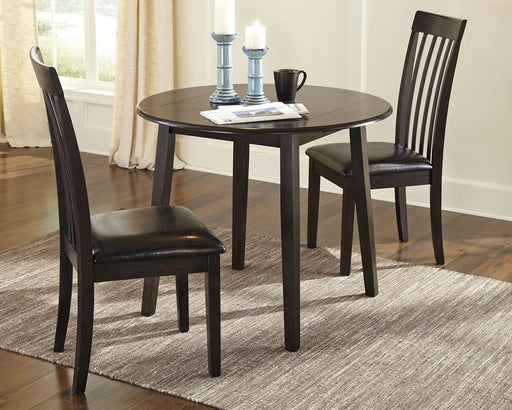 Ashley Express - Hammis Dining Table and 2 Chairs - Walo Furniture