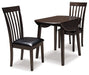 Ashley Express - Hammis Dining Table and 2 Chairs - Walo Furniture