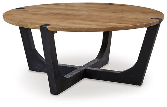 Ashley Express - Hanneforth Round Cocktail Table - Walo Furniture