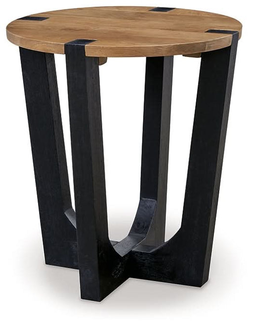 Ashley Express - Hanneforth Round End Table - Walo Furniture