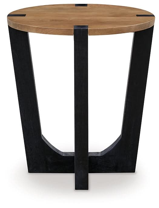 Ashley Express - Hanneforth Round End Table - Walo Furniture