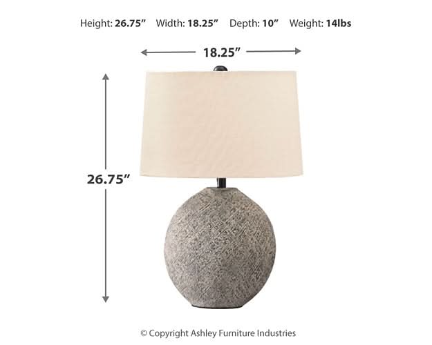 Ashley Express - Harif Paper Table Lamp (1/CN) - Walo Furniture