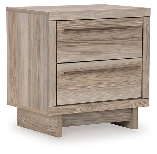 Ashley Express - Hasbrick Two Drawer Night Stand - Walo Furniture