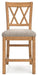 Ashley Express - Havonplane Upholstered Barstool (2/CN) - Walo Furniture