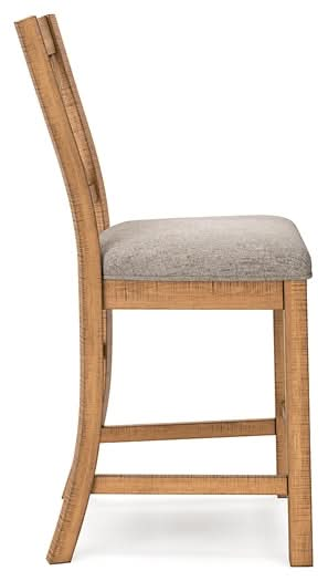 Ashley Express - Havonplane Upholstered Barstool (2/CN) - Walo Furniture