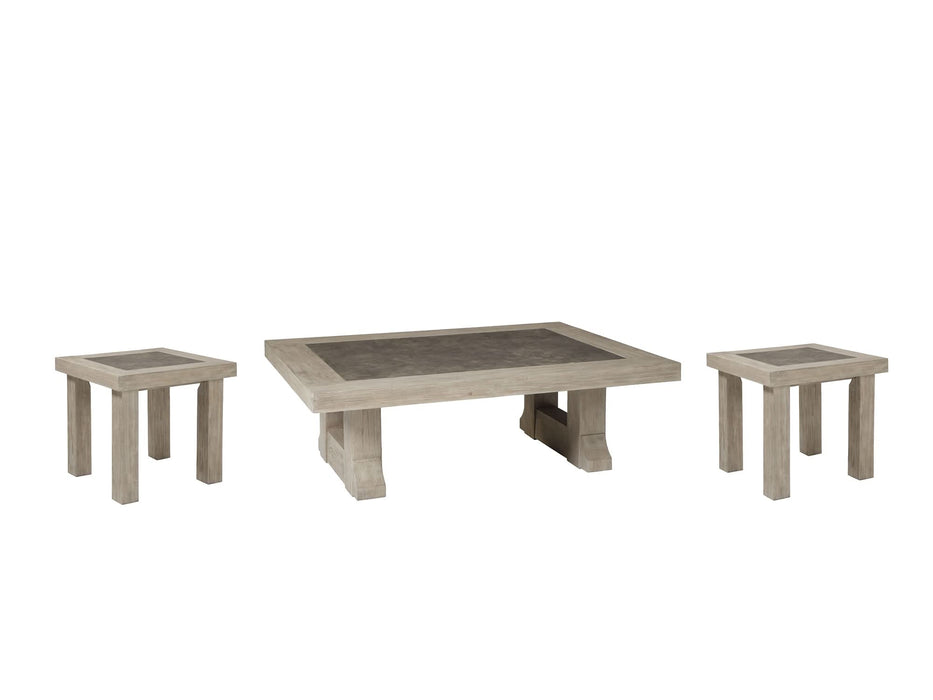 Ashley Express - Hennington Coffee Table with 2 End Tables - Walo Furniture