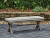 Ashley Express - Hillside Barn Bench with Cushion - Walo Furniture