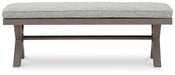 Ashley Express - Hillside Barn Bench with Cushion - Walo Furniture