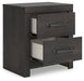 Ashley Express - Hollivern Two Drawer Night Stand - Walo Furniture