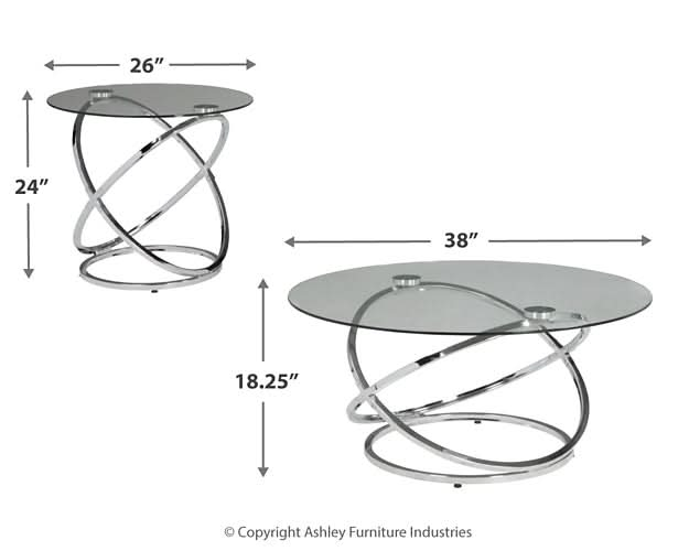 Ashley Express - Hollynyx Occasional Table Set (3/CN) - Walo Furniture