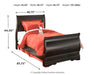 Ashley Express - Huey Vineyard Sleigh Bed - Walo Furniture