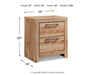 Ashley Express - Hyanna Two Drawer Night Stand - Walo Furniture