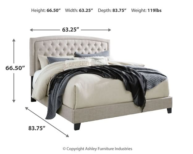 Ashley Express - Jerary Queen Upholstered Bed - Walo Furniture