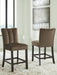 Ashley Express - Jeshina Upholstered Barstool (2/CN) - Walo Furniture