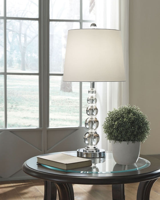 Ashley Express - Joaquin Crystal Table Lamp (2/CN) - Walo Furniture