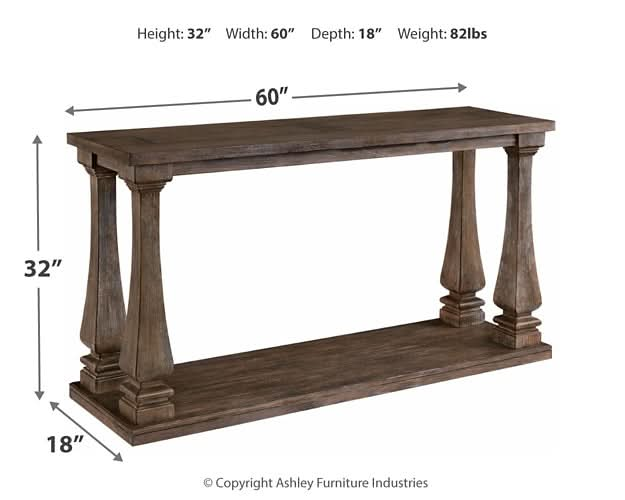 Ashley Express - Johnelle Sofa Table - Walo Furniture