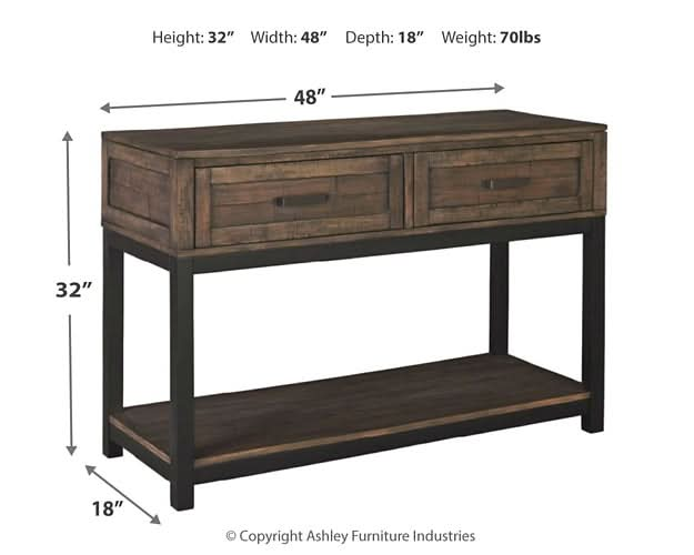 Ashley Express - Johurst Sofa Table - Walo Furniture