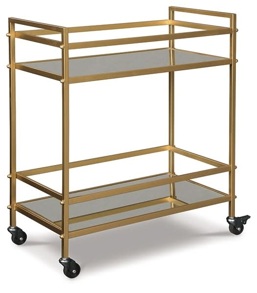 Ashley Express - Kailman Bar Cart - Walo Furniture