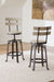 Ashley Express - Karisslyn Swivel Barstool (2/CN) - Walo Furniture