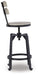 Ashley Express - Karisslyn Swivel Barstool (2/CN) - Walo Furniture