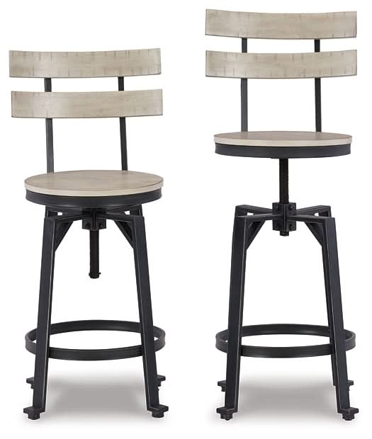 Ashley Express - Karisslyn Swivel Barstool (2/CN) - Walo Furniture