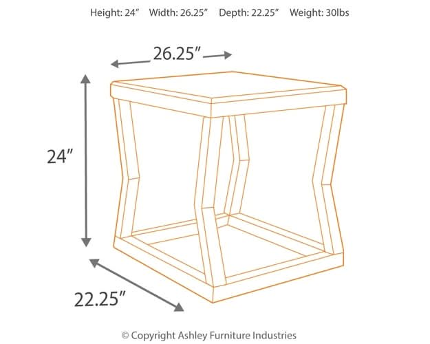 Ashley Express - Kelton Rectangular End Table - Walo Furniture