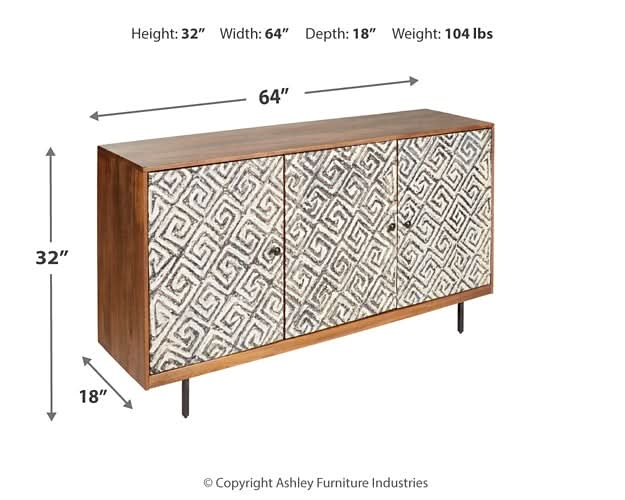 Ashley Express - Kerrings Accent Cabinet - Walo Furniture