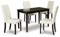 Ashley Express - Kimonte Dining Table and 4 Chairs - Walo Furniture