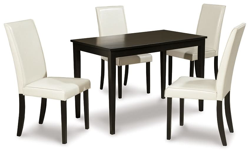 Ashley Express - Kimonte Dining Table and 4 Chairs - Walo Furniture