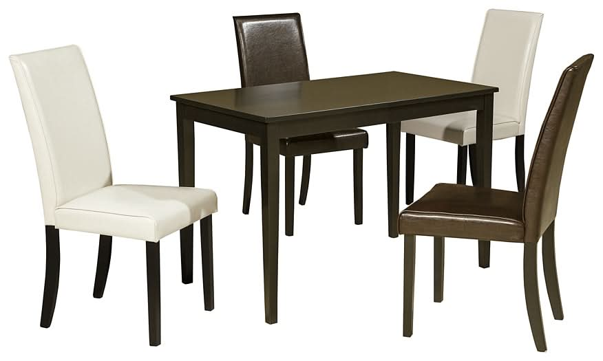 Ashley Express - Kimonte Dining Table and 4 Chairs - Walo Furniture