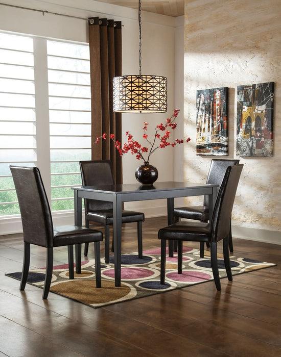 Ashley Express - Kimonte Dining Table and 4 Chairs - Walo Furniture