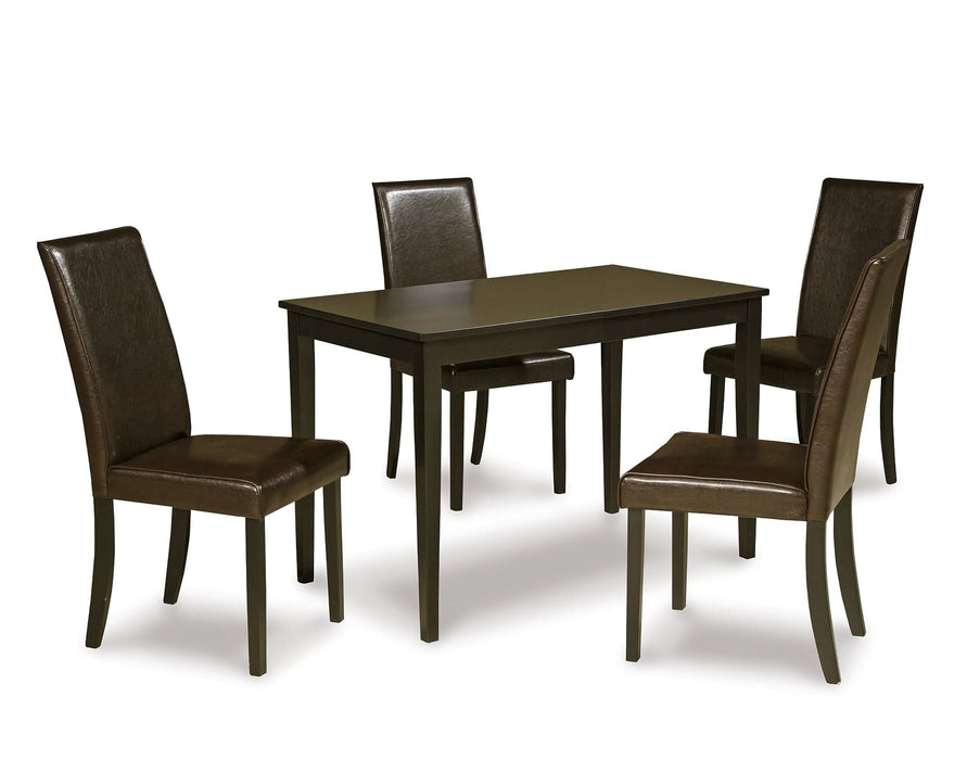 Ashley Express - Kimonte Dining Table and 4 Chairs - Walo Furniture