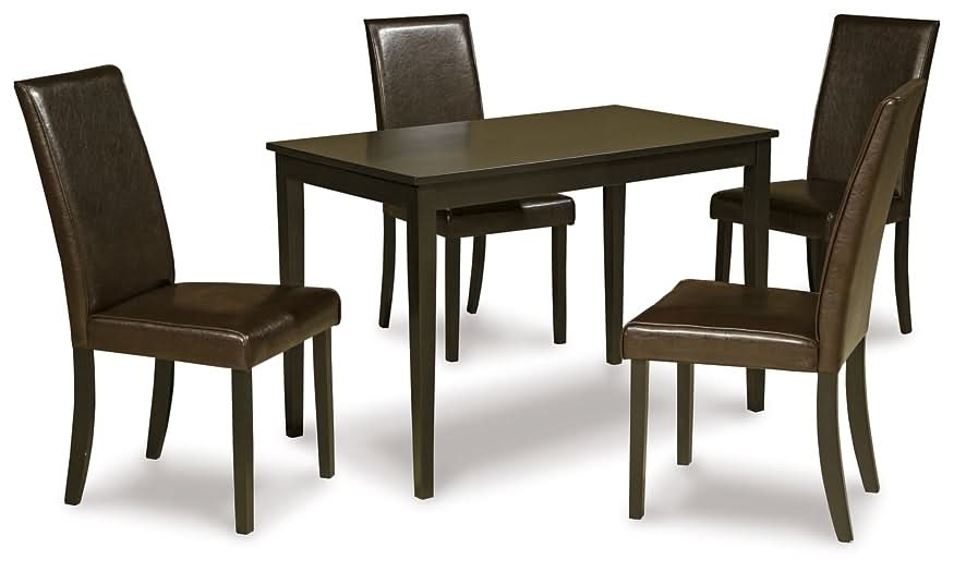 Ashley Express - Kimonte Dining Table and 4 Chairs - Walo Furniture