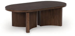 Ashley Express - Korestone Coffee Table with 2 End Tables - Walo Furniture