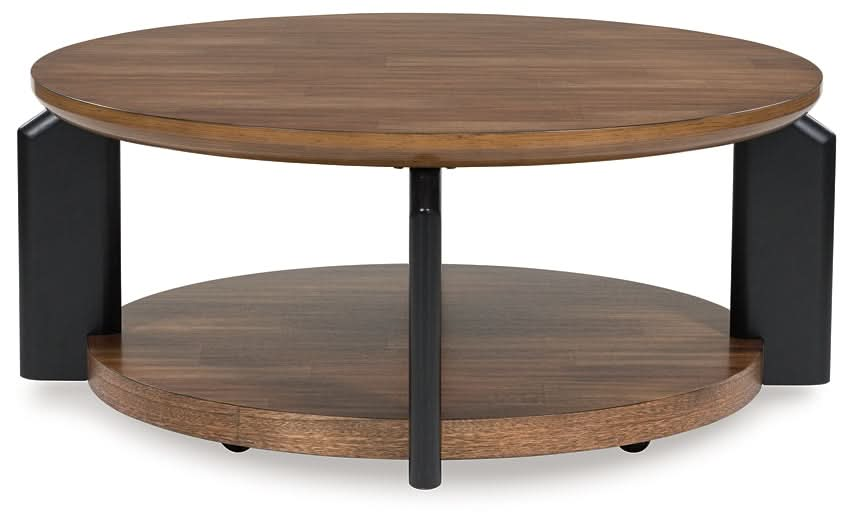 Ashley Express - Kraeburn Round Cocktail Table - Walo Furniture