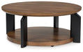 Ashley Express - Kraeburn Round Cocktail Table - Walo Furniture