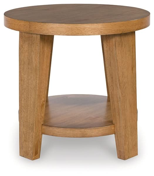 Ashley Express - Kristiland Round End Table - Walo Furniture