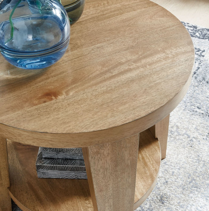 Ashley Express - Kristiland Round End Table - Walo Furniture