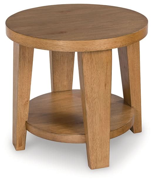 Ashley Express - Kristiland Round End Table - Walo Furniture