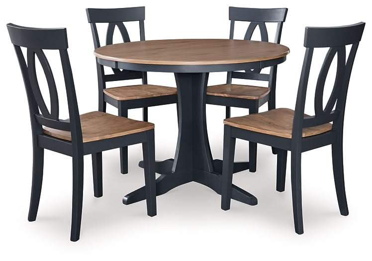 Ashley Express - Landocken Dining Table and 4 Chairs - Walo Furniture