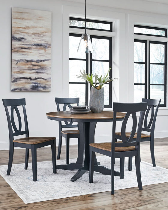 Ashley Express - Landocken Dining Table and 4 Chairs - Walo Furniture