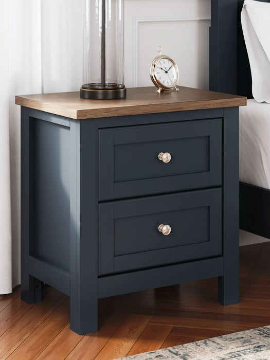 Ashley Express - Landocken Two Drawer Night Stand - Walo Furniture