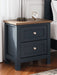 Ashley Express - Landocken Two Drawer Night Stand - Walo Furniture