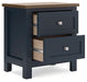 Ashley Express - Landocken Two Drawer Night Stand - Walo Furniture