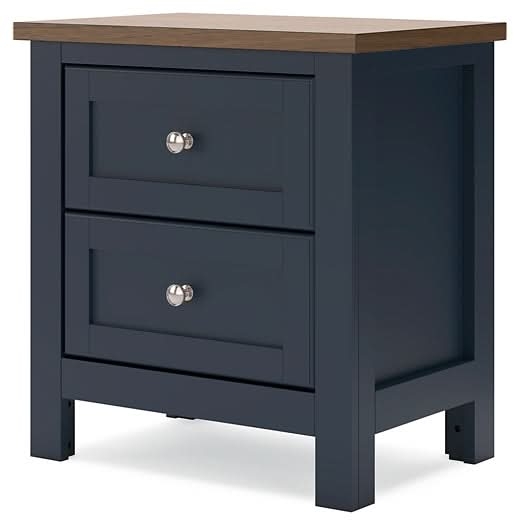 Ashley Express - Landocken Two Drawer Night Stand - Walo Furniture